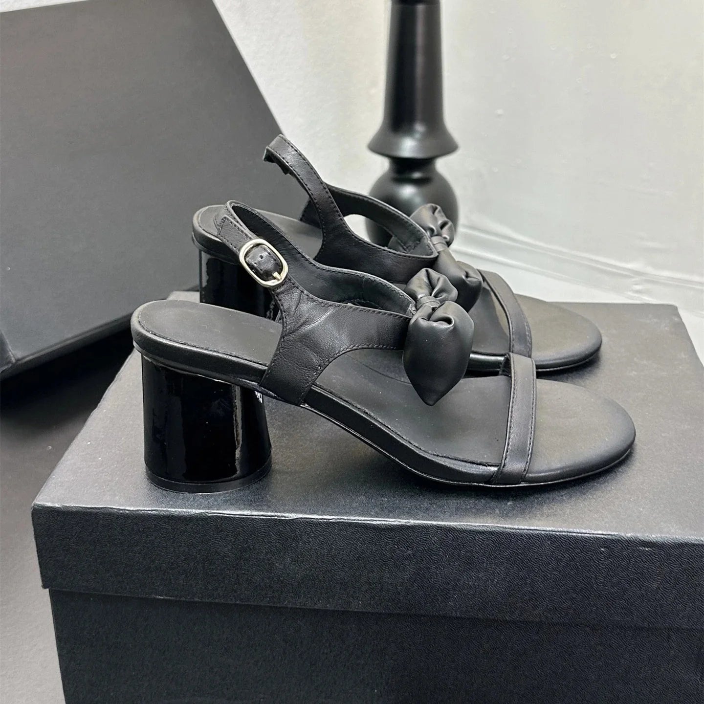 New Women's Genuine Leather Sandals with Super High Heels Wedge Flat Platform Pumps Size 35 to 41 Designer Shoes