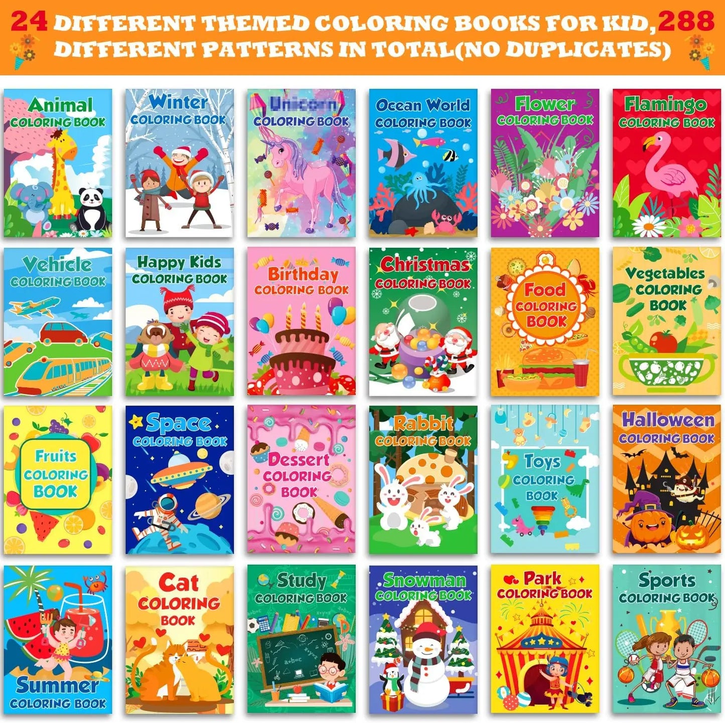 Bulk Mini Coloring Books for Kids Great for Parties and Classrooms
