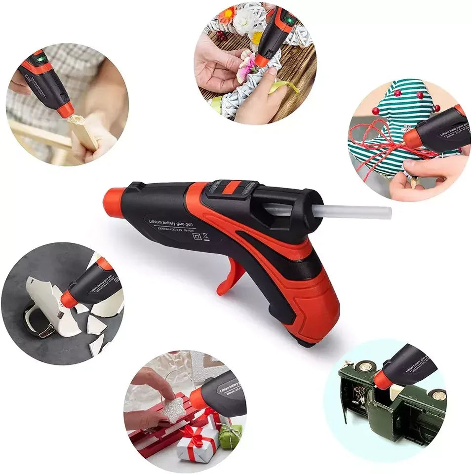 Hign-Concerned Rechargeable Cordless Mini Hot Melt Glue Gun