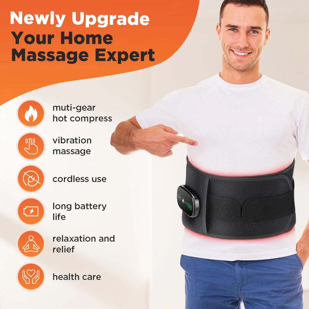 Heating Vibration Massager Belt