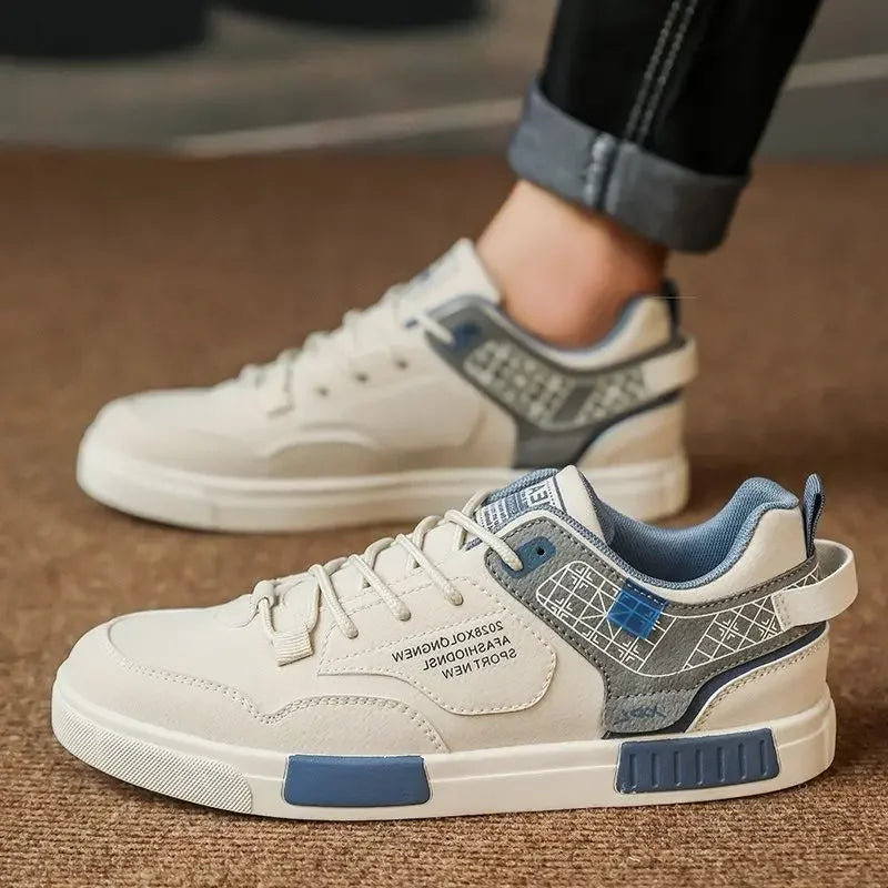 Male Comfortable Non Slip Flat Sneakers Korean Style Leisure Elegant Footwear Work Casual Shoes