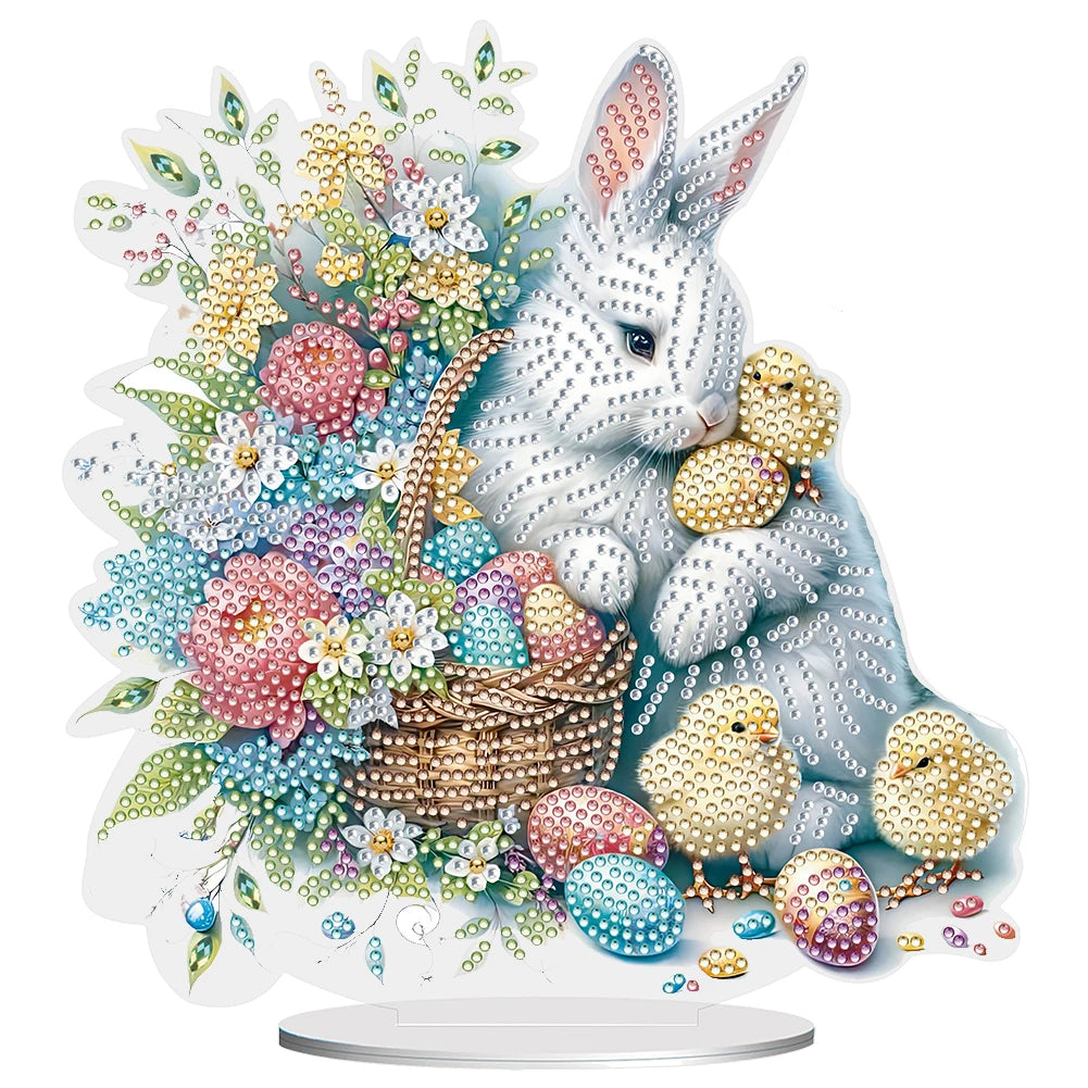 Easter Themed 5D Diamond Art Kit for Creative Tabletop Decor