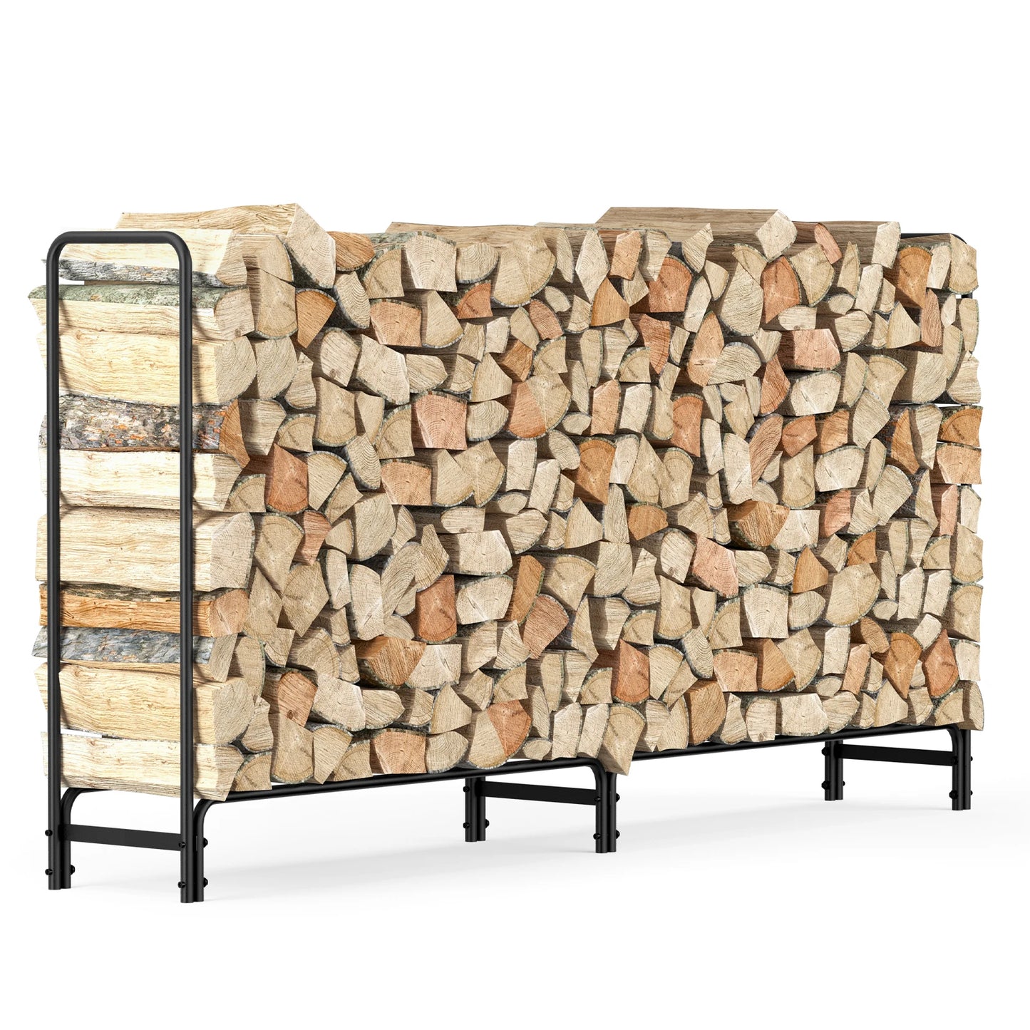 Outdoor Fire Wood Log Rack for Fireplace Heavy Duty