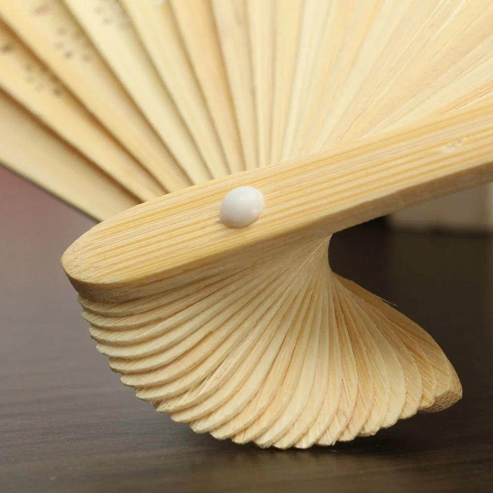 DIY Bamboo Folding Fan for Calligraphy and Wedding Decor