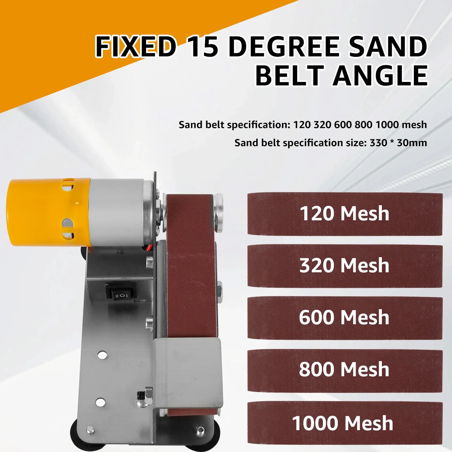Mini Belt Grinding Machine Tool Sharpening Electric Multifunctional Sander Polisher Adjustable
