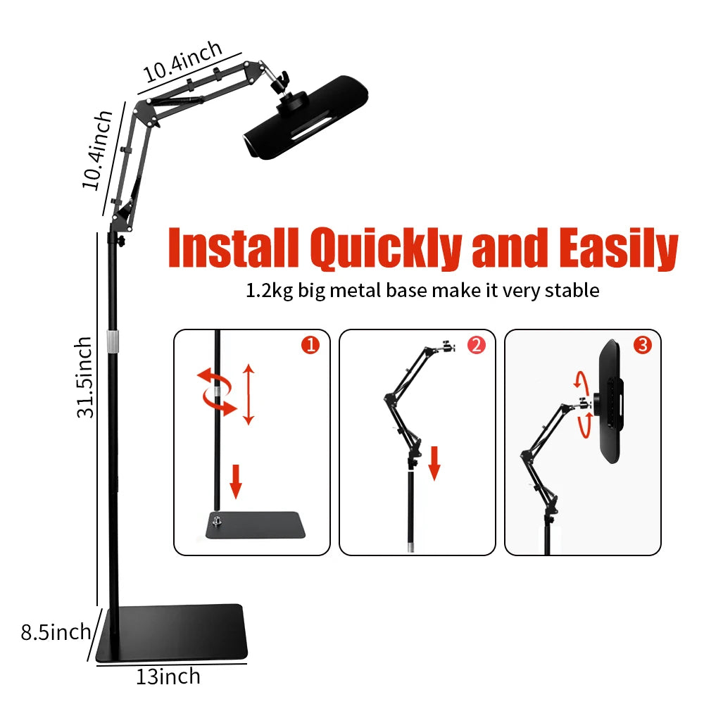 Red Light Lamp For Face And Body Home Use 660nm 850nm Near Infrared Light Panel Device With Adjustable Stand And Timer