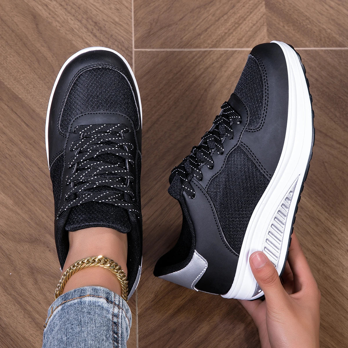 Sneakers For Women Fashion Glitter Girls Women's Casual Shoes Party Unisex Tennis Shoes For Women Lightweight Walking Shoes For