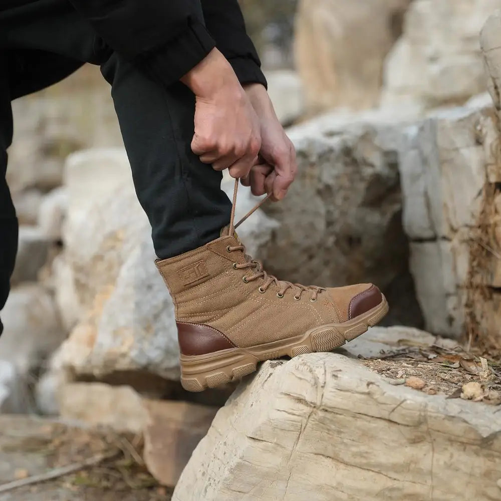 Steel Toe Boots for Men Work Boots