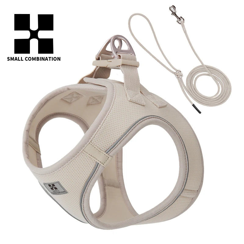 Adjustable Reflective Dog Harness and Leash Set for Walking