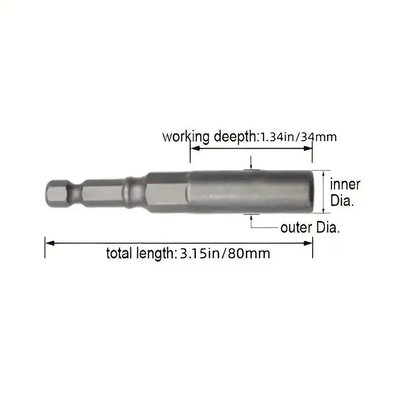 Magnetic Screwdriver Bit Kit for Electric Drill