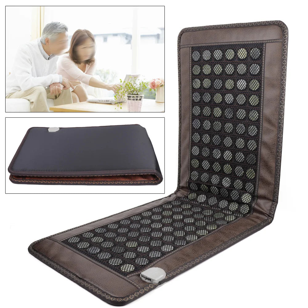 Far Infrared Heating Pad Natural Jade and Tourmaline Heating Mat Full Body Relax