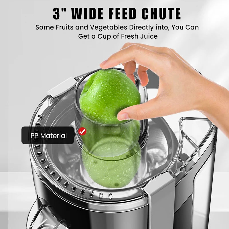 SEJOY Centrifugal Juicer Compact Automatic Pulp Ejection