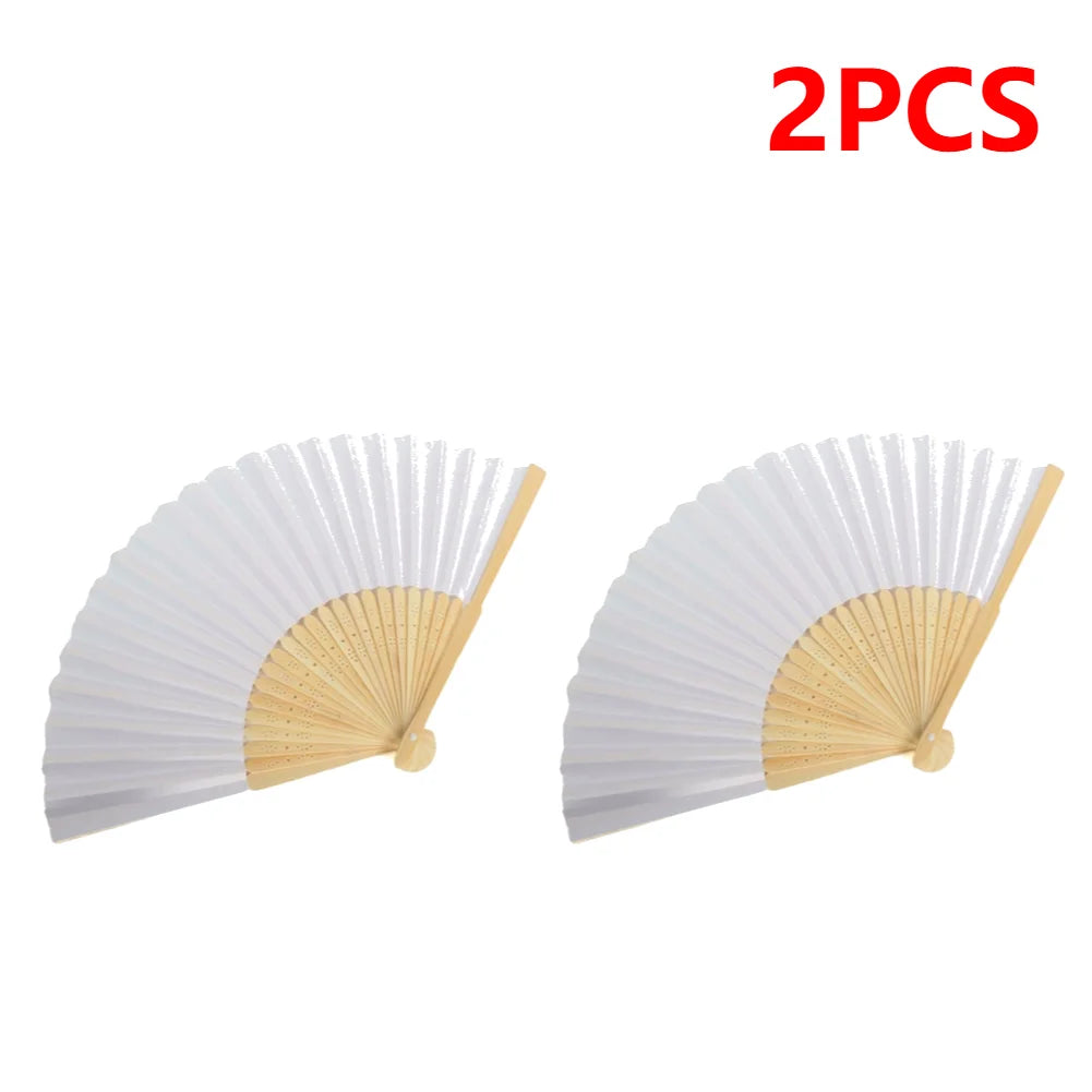 DIY Bamboo Folding Fan for Calligraphy and Wedding Decor
