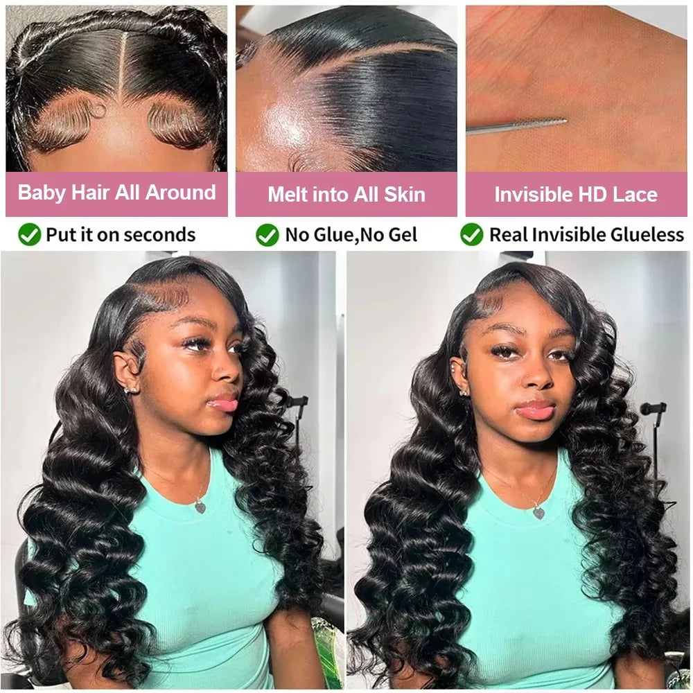 Mossily Brazilian Lace Front Wig 100 Percent Human Hair