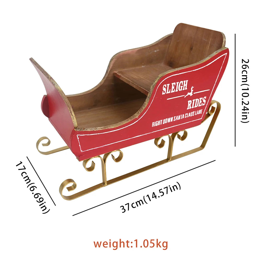 Craft Merry Christmas Red Sleigh