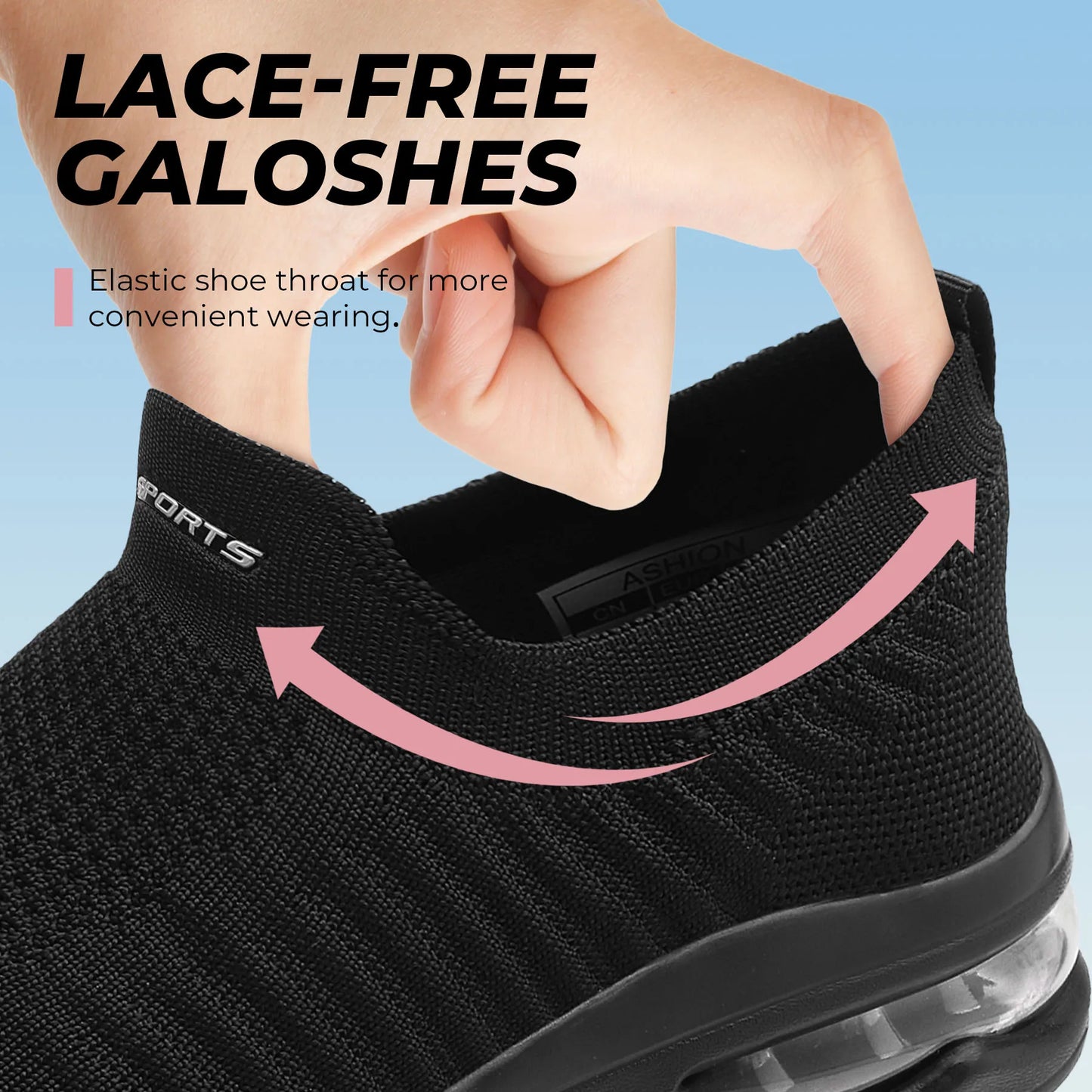Womens Slip On Sneakers Lightweight Running Shoes For Gym