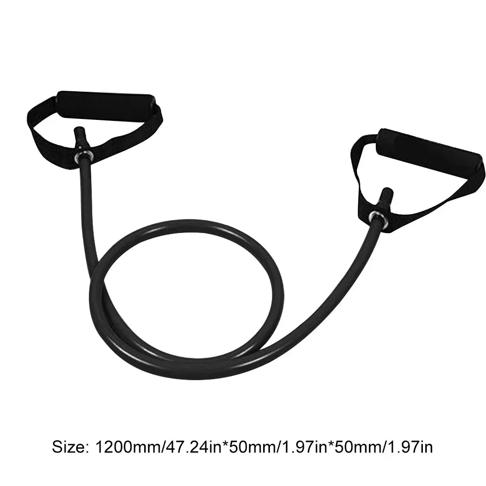 TPE Resistance Bands with Handles Elastic Exercise Bands for Strength Training and Workout for Men and Women