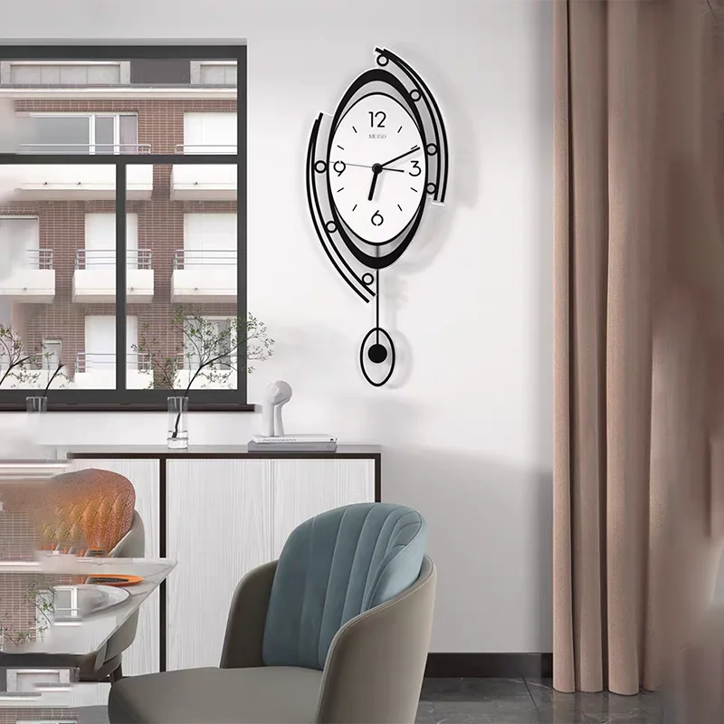 Modern Minimalist Clock Design Nordic Silent Circular Wall Clock