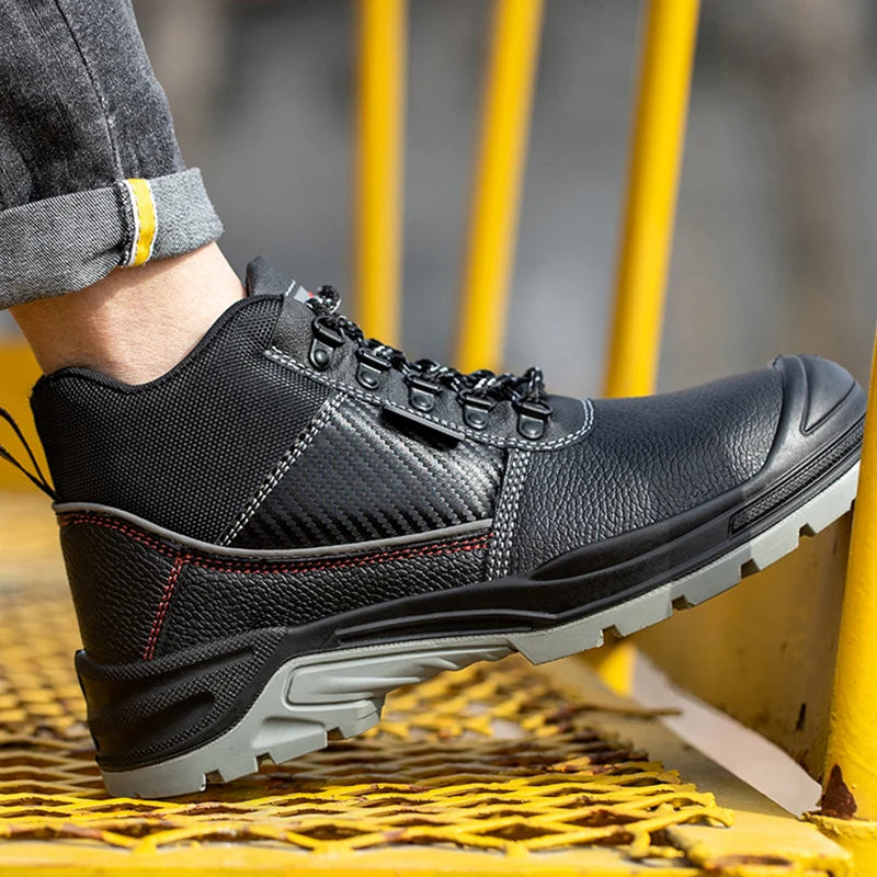 Safety Shoes Men Waterproof Work Boots