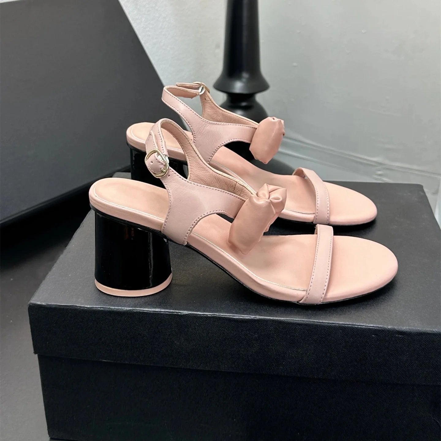 New Women's Genuine Leather Sandals with Super High Heels Wedge Flat Platform Pumps Size 35 to 41 Designer Shoes