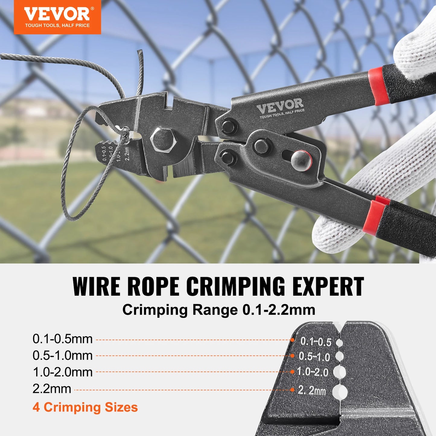 SucceBuy Multifunctional Crimping Tool and Cable Cutter Kit