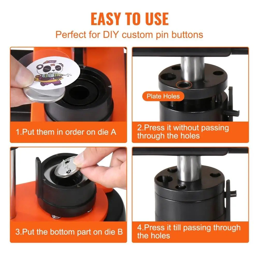 Hign-concerned DIY Button Maker Kit Pin Press For Crafts