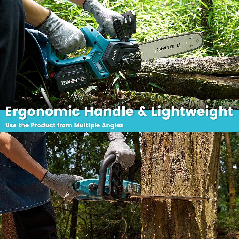 12-Inch Brushless Electric Chainsaw