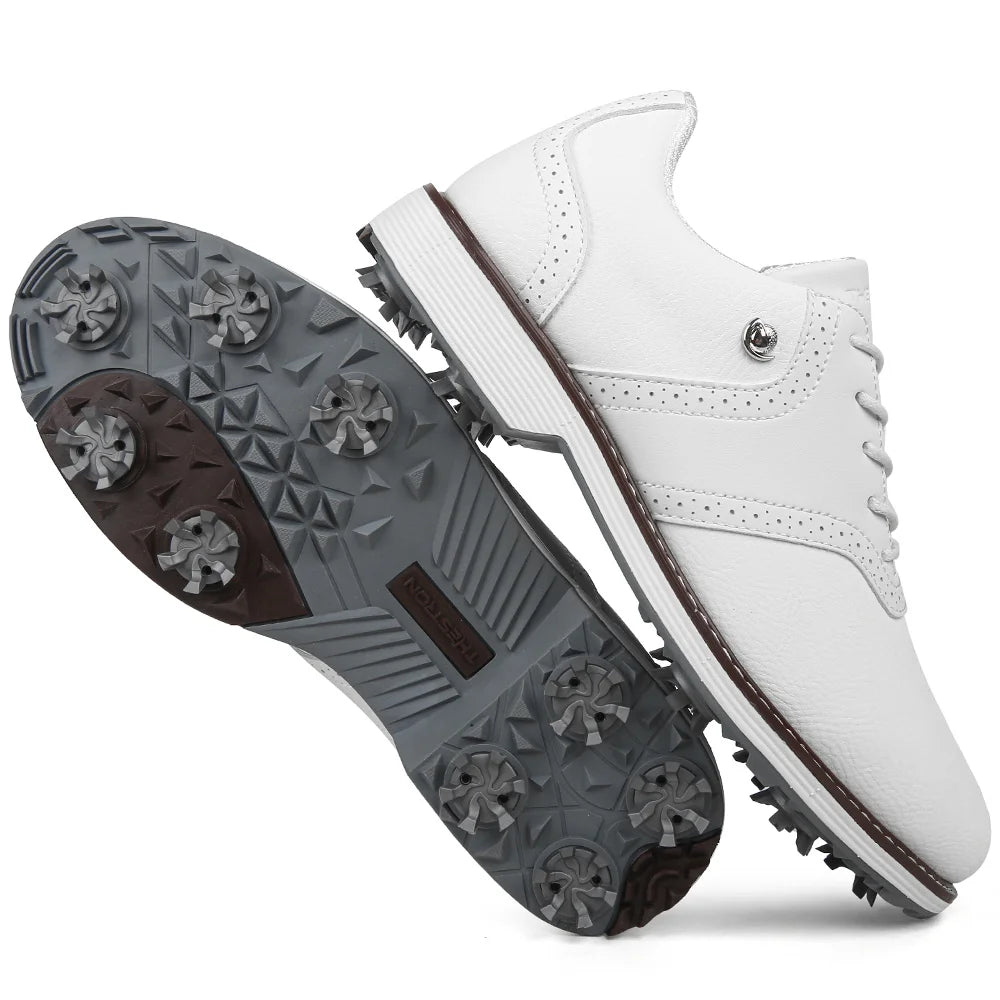 New Spikes Golf Shoes for Men Size 7 to 14 Golf Sneakers and Walking Footwear for Golfers