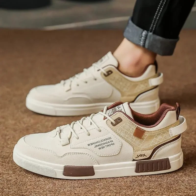 Male Comfortable Non Slip Flat Sneakers Korean Style Leisure Elegant Footwear Work Casual Shoes