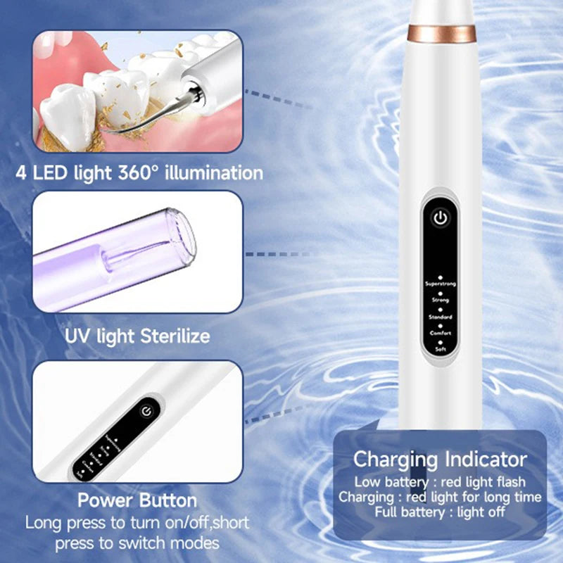 Ultrasonic Dog Dental Cleaner Electric Toothbrush for Plaque Removal