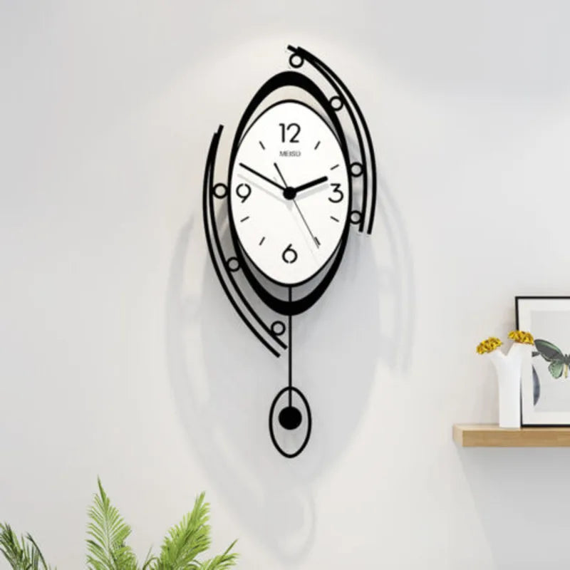 Modern Minimalist Clock Design Nordic Silent Circular Wall Clock