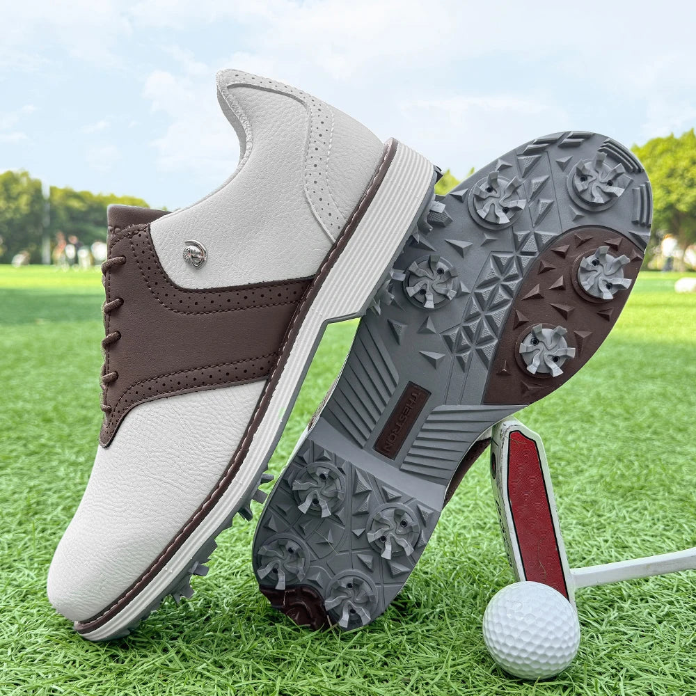 New Spikes Golf Shoes for Men Size 7 to 14 Golf Sneakers and Walking Footwear for Golfers