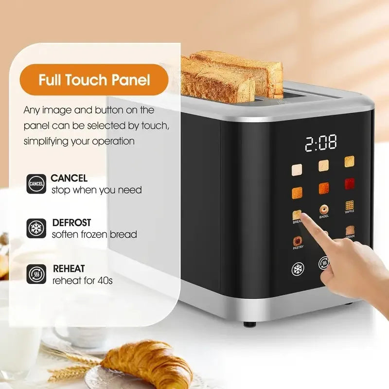 Beinilai Smart Digital Bread Toaster with Touch Screen Display