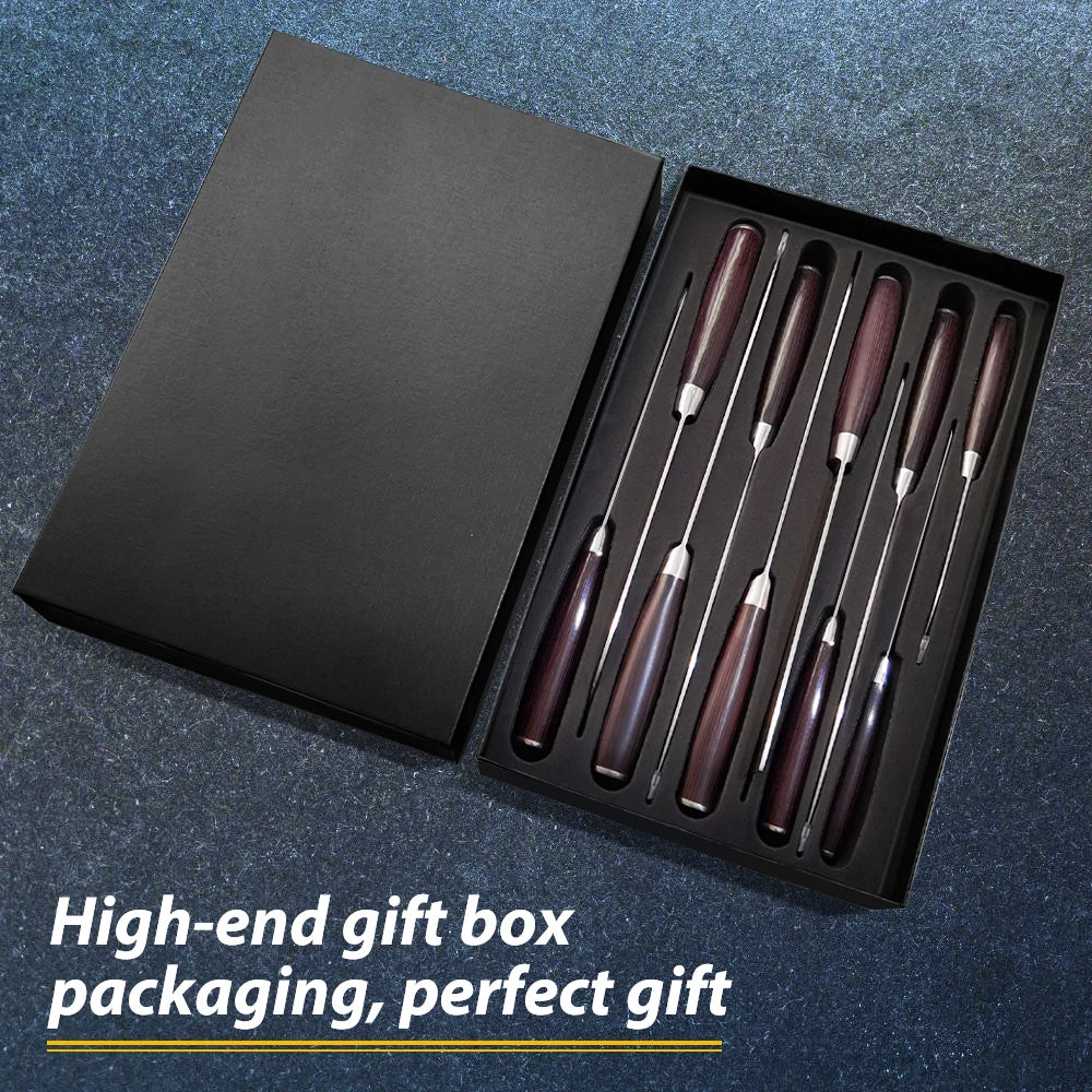 10 pcs Professional Kitchen Knife Set Stainless Steel