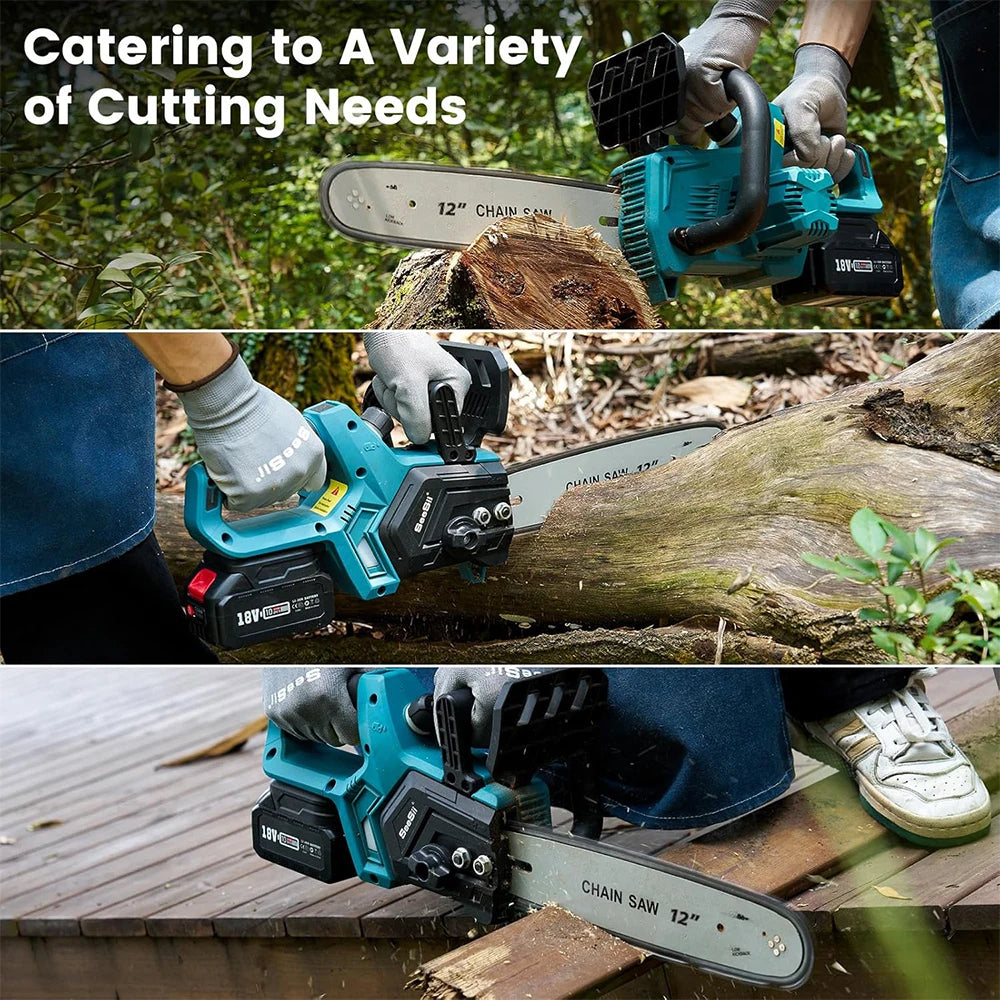 12-Inch Brushless Electric Chainsaw