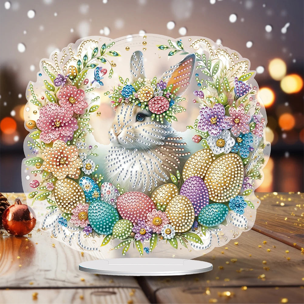 Easter Themed 5D Diamond Art Kit for Creative Tabletop Decor