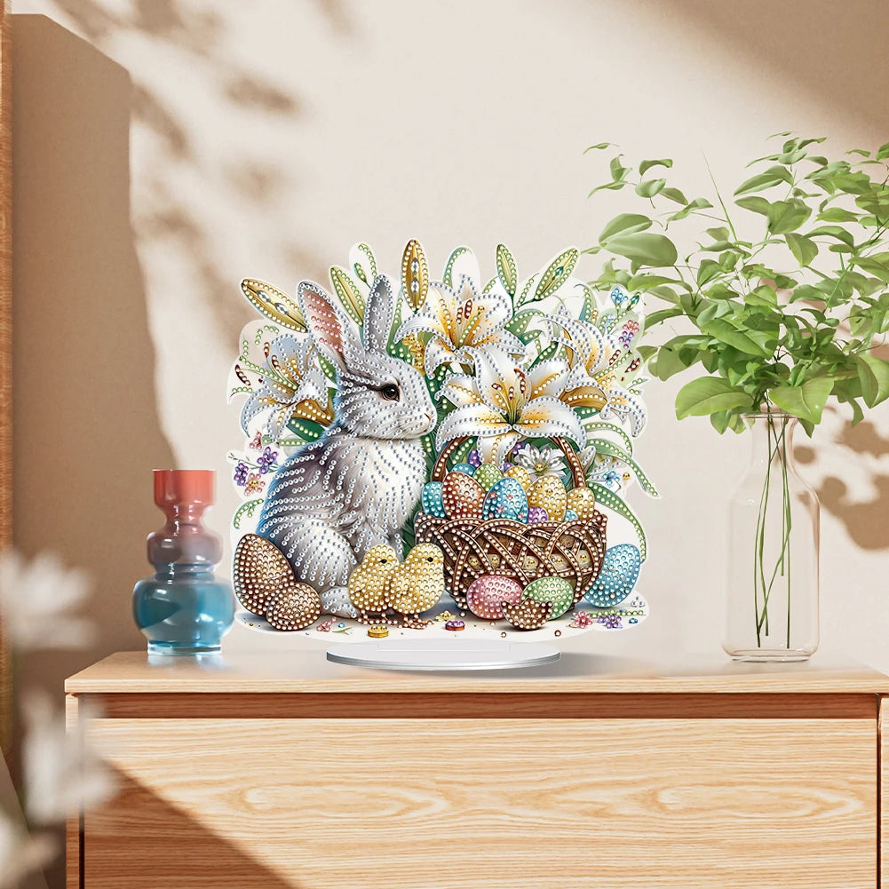 Easter Themed 5D Diamond Art Kit for Creative Tabletop Decor