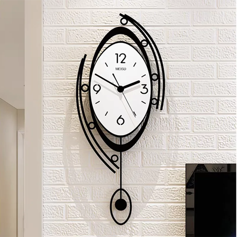 Modern Minimalist Clock Design Nordic Silent Circular Wall Clock