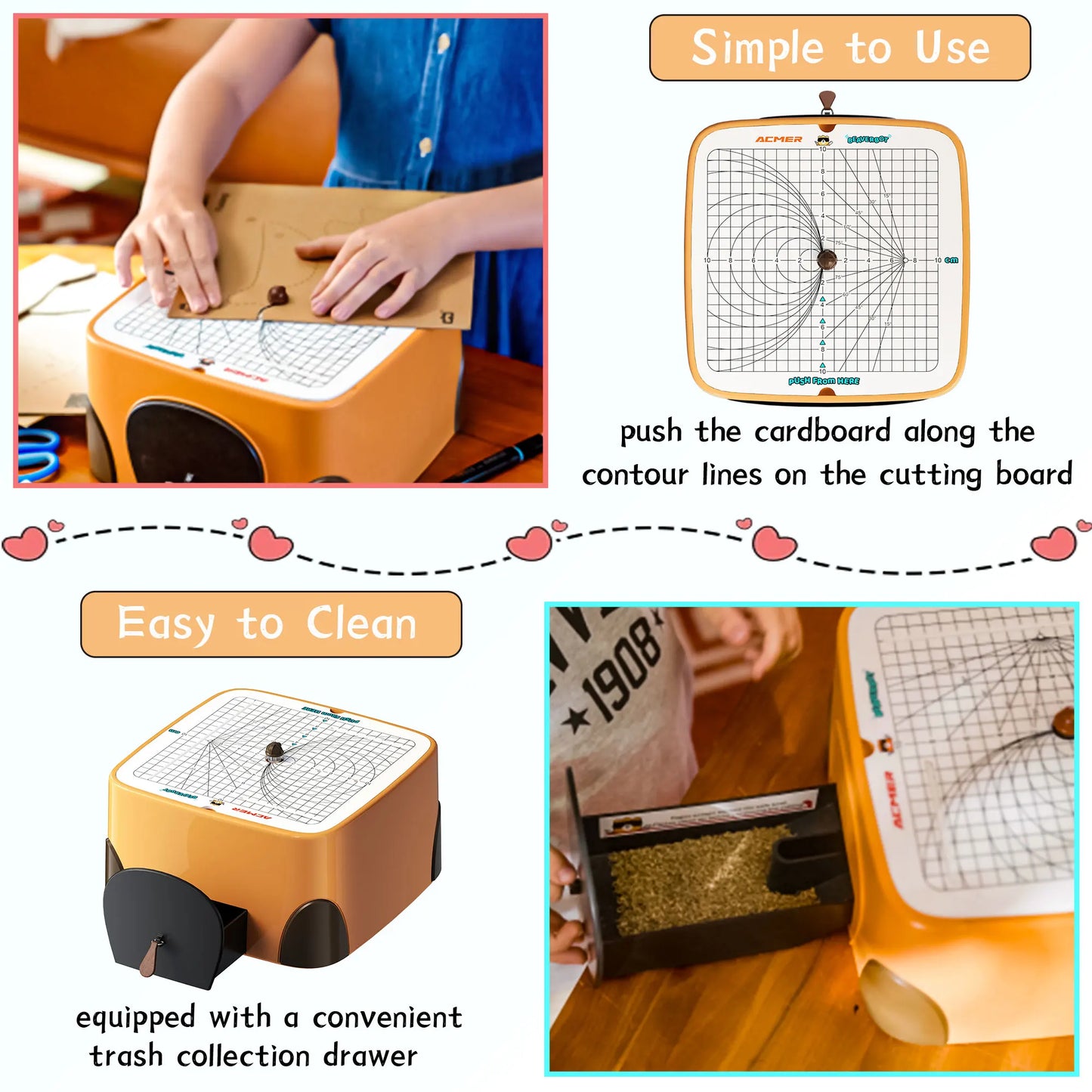BeaverBot Safe Cardboard Construction Kit For Kids DIY Cutter Cutting Activity Toy