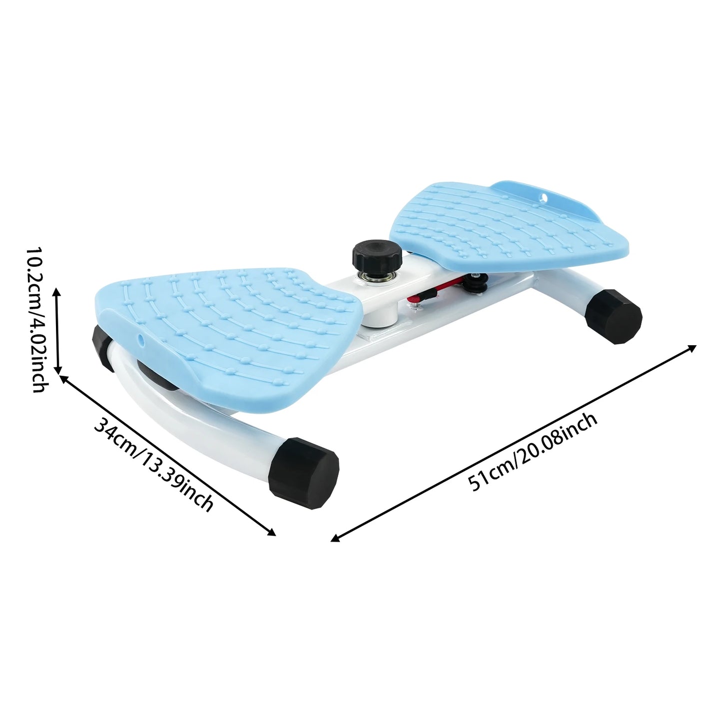 Waist Twister Board for Abdominal Exercise with Dual Pedals