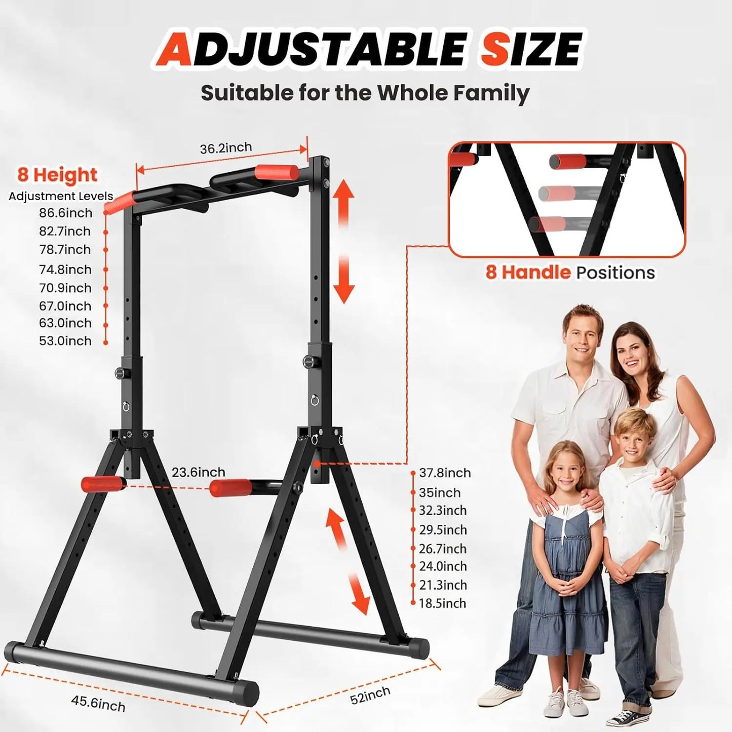Classified By Exerciser Foldable Power Tower Pull Up Bar