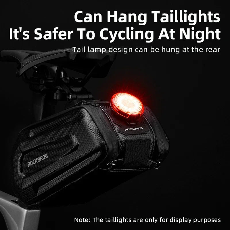 Bicycle Bag 1.7 L Waterproof Saddle Bag Large Capatity