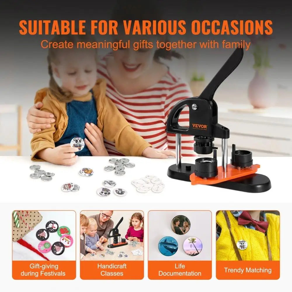 Hign-concerned DIY Button Maker Kit Pin Press For Crafts