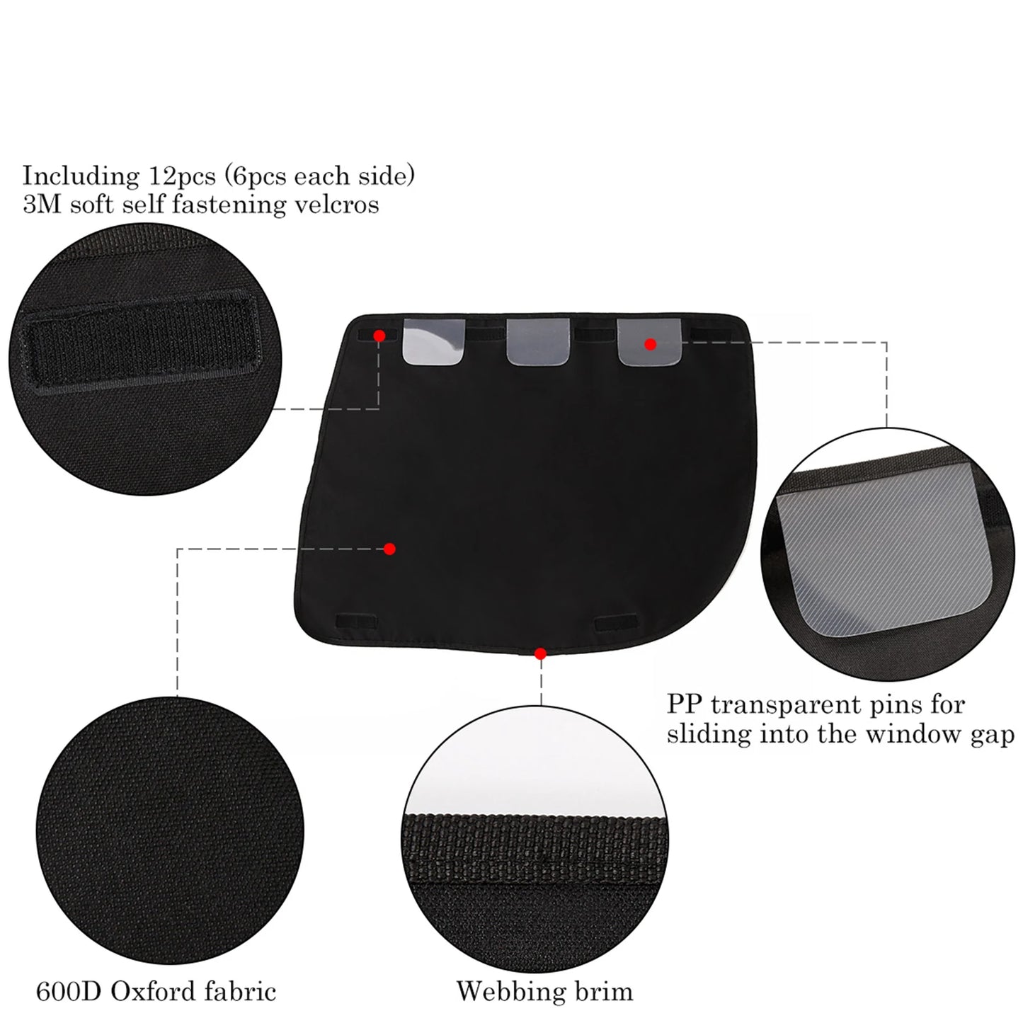 2 Pack Dog Car Door Protector Waterproof Pet Car Door Cover Anti Scratch Vehicle Door Guard for Dogs