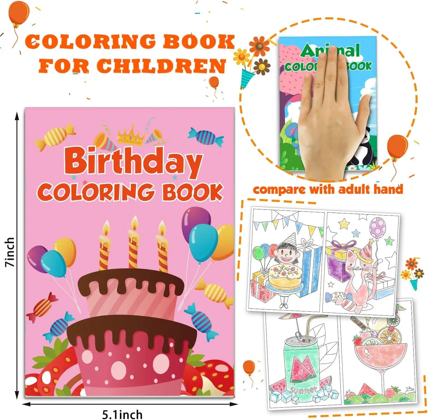 Bulk Mini Coloring Books for Kids Great for Parties and Classrooms