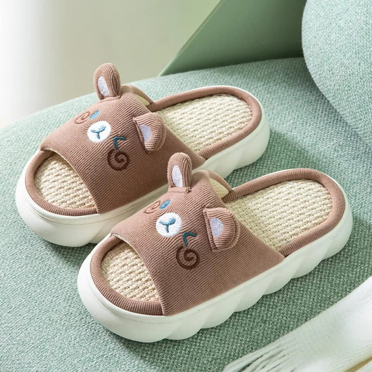 CN Fujian Cartoon Animal Slippers For Women Four Seasons
