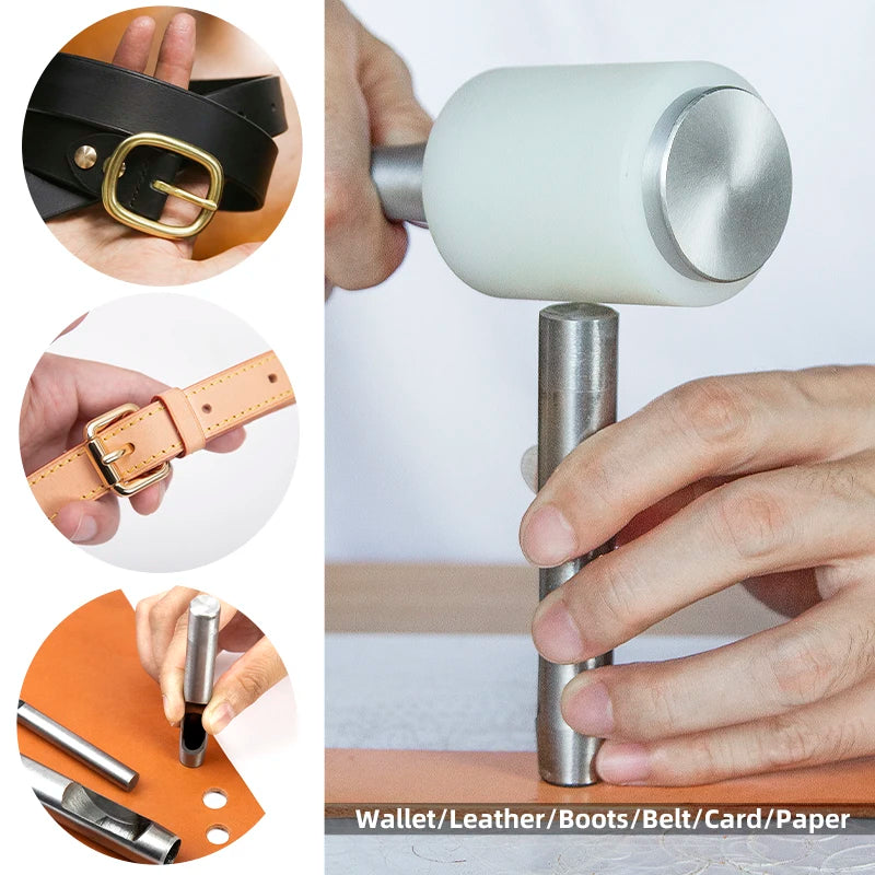 Hollow Punch Set for Leather Craft and Fabric Projects