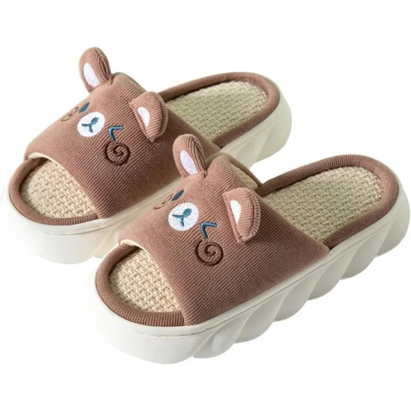 CN Fujian Cartoon Animal Slippers For Women Four Seasons