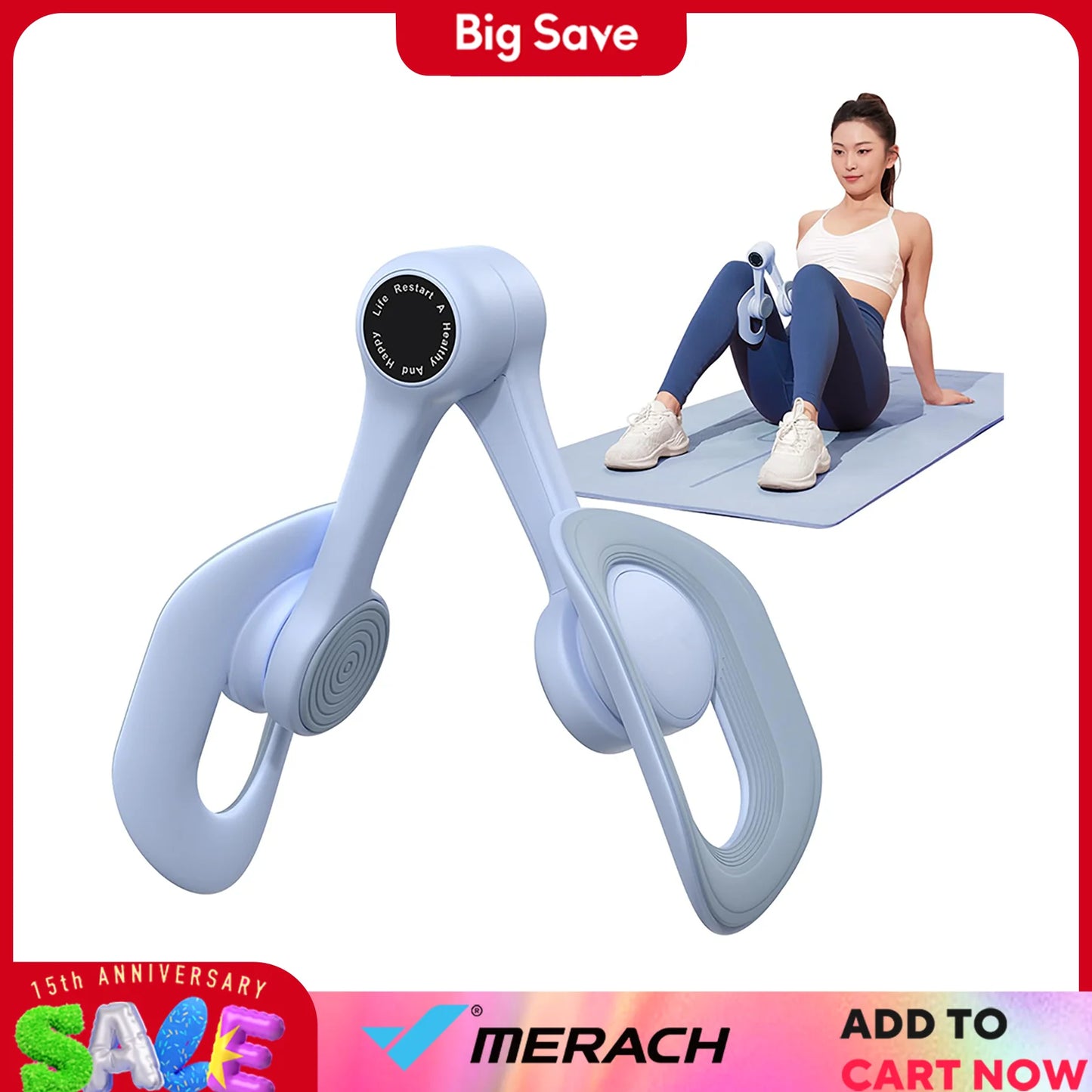 MERACH Thigh Trainer Pelvic Floor And Inner Thigh Exercise
