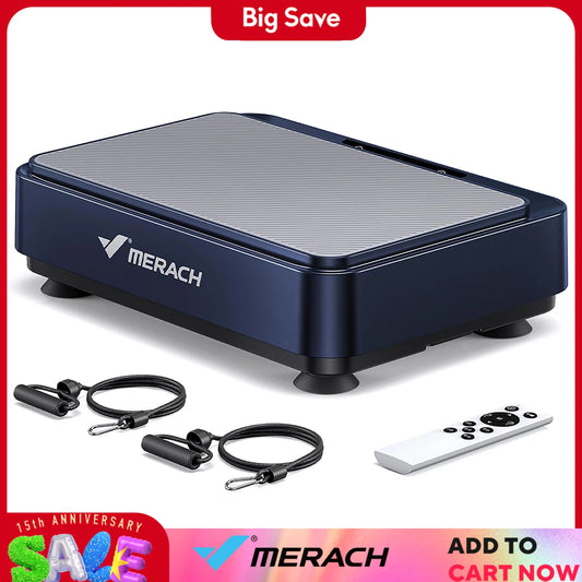 MERACH Vibration Plate Exercise Machine for Weight Loss and Relief